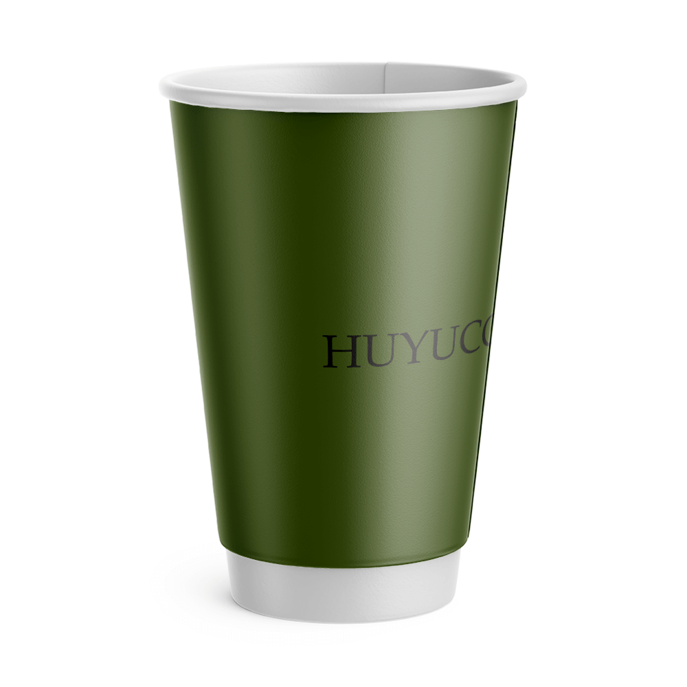 Двухслойный бумажный стакан 450 мл Huyucci
