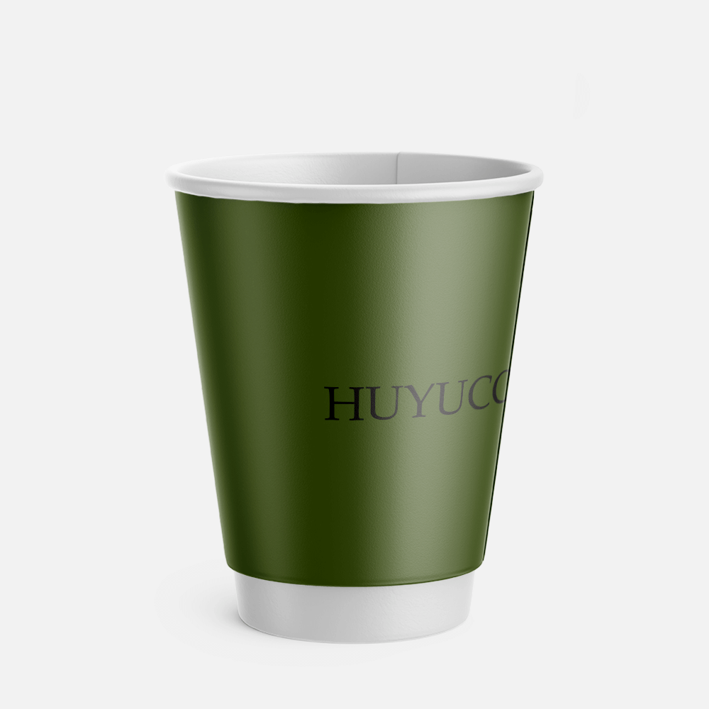 Двухслойный бумажный стакан 350 мл Huyucci