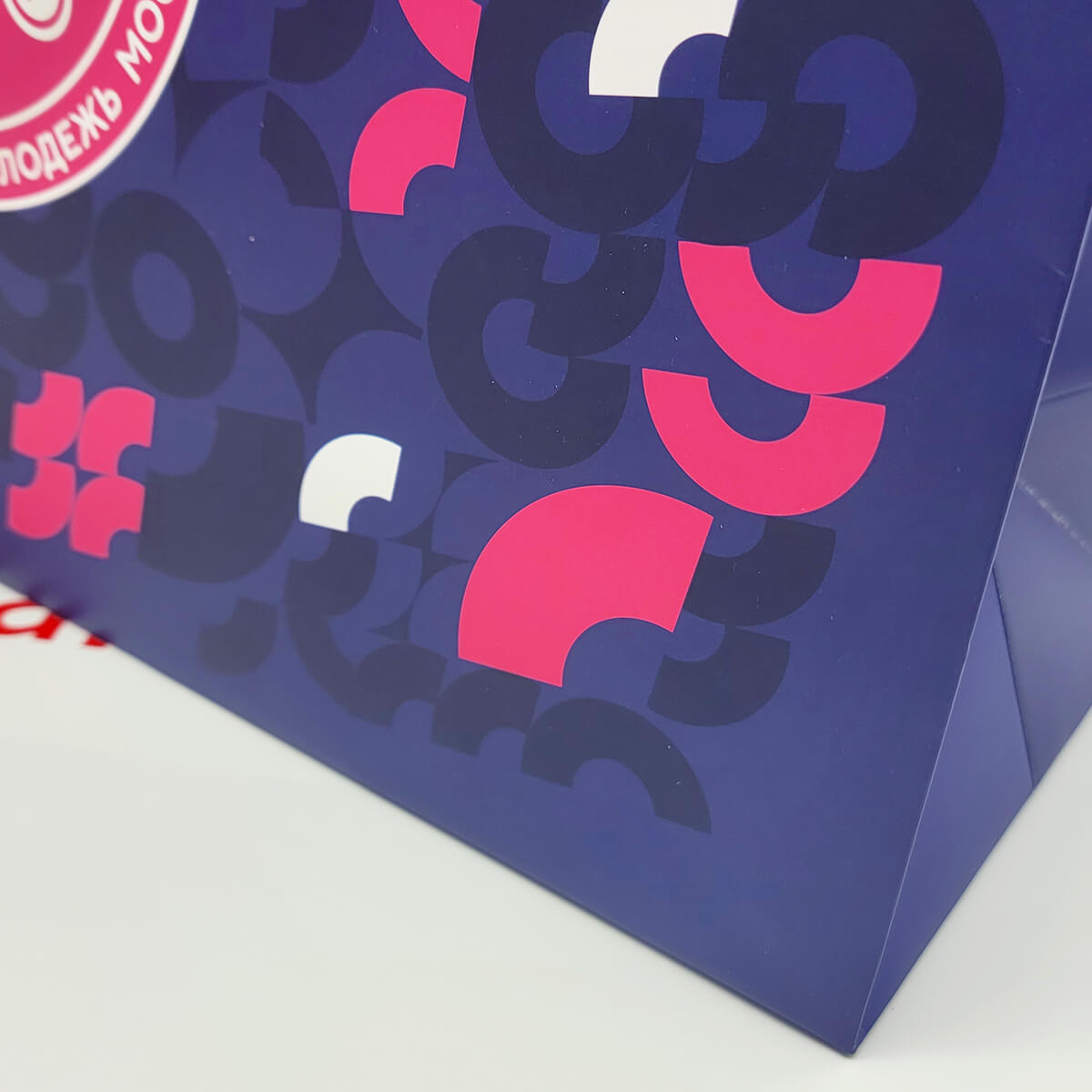 Пакет бумажный А3 (40х30х12 см) горизонтальный с логотипом или дизайном